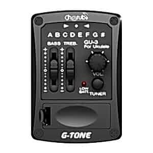Cherub GU-3 Ukulele Preamfi + Eşik Altı EQ