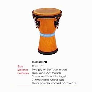 Cox DJB300NL Natural Djembe (8")