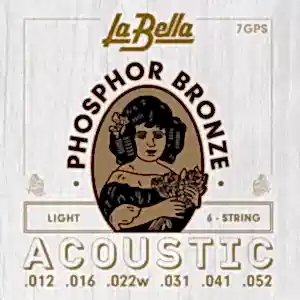La Bella 7GPS Phospor Bronze Akustik Gitar Teli (0.12 - 0.52)
