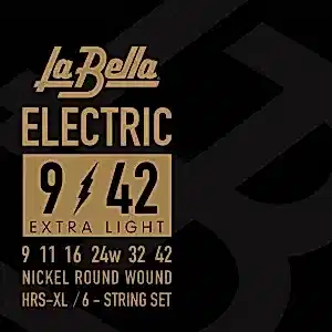 La Bella HRS-XL Extra Light Elektro Gitar Teli (0.09 - 0.42)