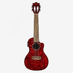 Lanikai QM-RDCEC Quilted Maple Concert Elektro Ukulele