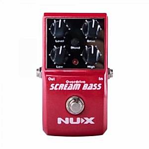 NUX Scream Bass Bas Gitar Overdrive Pedalı