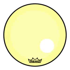 REMO P3-1322-CT-YEOH POWERSTROKE® P3 22 inç Sarı Delikli Bas Davul Derisi