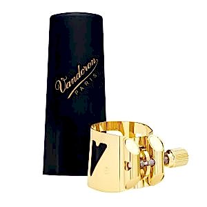 Vandoren LC080P Optimum Tenor Saksafon V16 Bek Gold Bilezik,Plastik Kapak