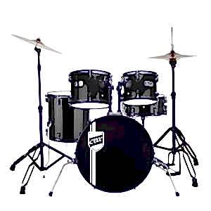 Cox CDS1-BK Akustik Davul Seti