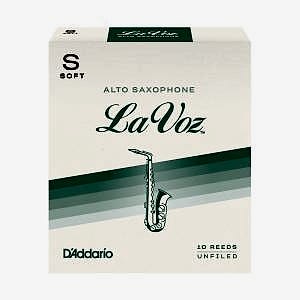 D'Addario Woodwinds La Voz RJC10SF Alto Saksafon Kamışı Soft