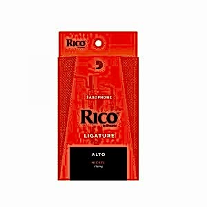 D'Addario Woodwinds Rico RAS1LN Alto Saksafon Bek Bileziği Nikel