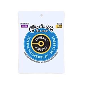 Martin Authentic MA175 80/20 Bronze Extra Light Akustik Gitar Teli (11-52)