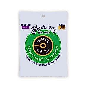 Martin Authentic MA175S 80/20 Bronze Extra Light Marquis® Silked Akustik Gitar Teli (11-52)
