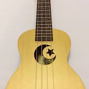 Puka Maun Ayyıldız Mat Soprano Ukulele PK-9 + Kılıf Hediyeli