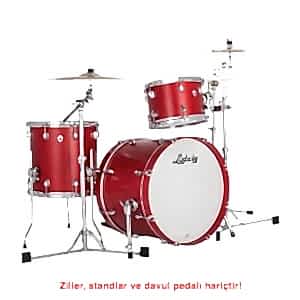Ludwig Neusonic Downbeat Diablo Red Davul Shell Set