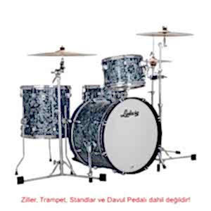Ludwig Neusonic Downbeat Steel Blue Pearl Davul Shell Set