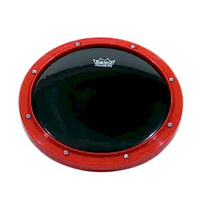 REMO PRACTICE PAD AMBASSADOR EBONY 8 inç Kırmızı